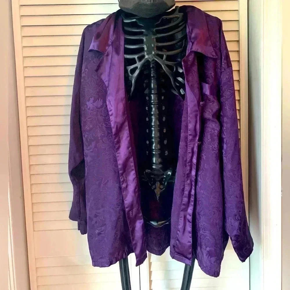 Victoria's Secret Purple Satin Robe